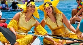 SUP Fantasy, remada em ritmo de Carnaval