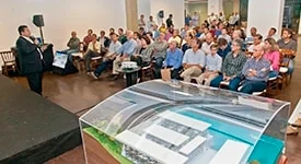 Apresentação do projeto de modernização do estaleiro
