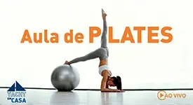 Amanhã tem aula de Pilates no Yacht Em Casa!