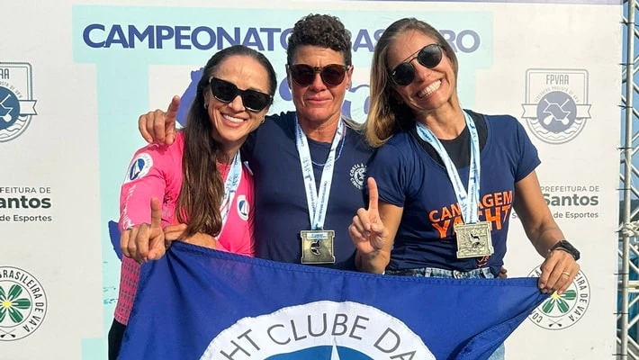 Yacht Clube da Bahia coleciona medalhas no Campeonato Brasileiro de VA'A 2024