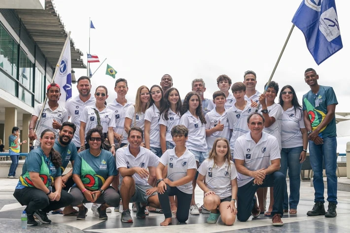 Yacht Clube da Bahia dá boas-vindas aos jovens do Norte Nordeste de Optimist