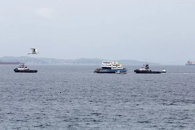 Afundamento do ferry Agenor Gordilho e rebocador 21.11.2020
